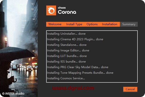 Corona 9 for Cinema 4D R17-2023【CR for C4D】安装教程