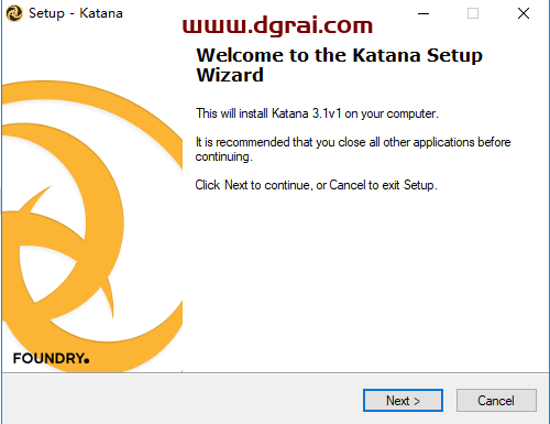 The Foundry Katana 3.1v1【3D渲染工具】安装教程