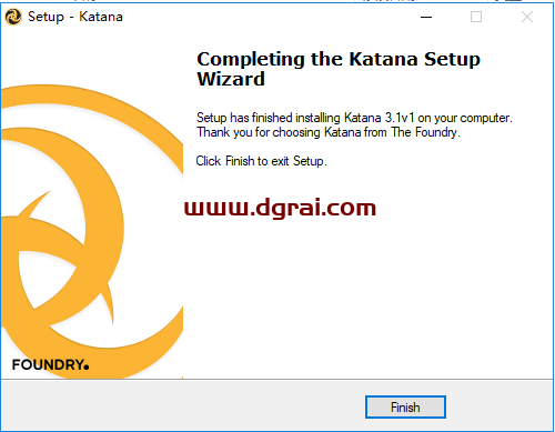 The Foundry Katana 3.1v1【3D渲染工具】安装教程