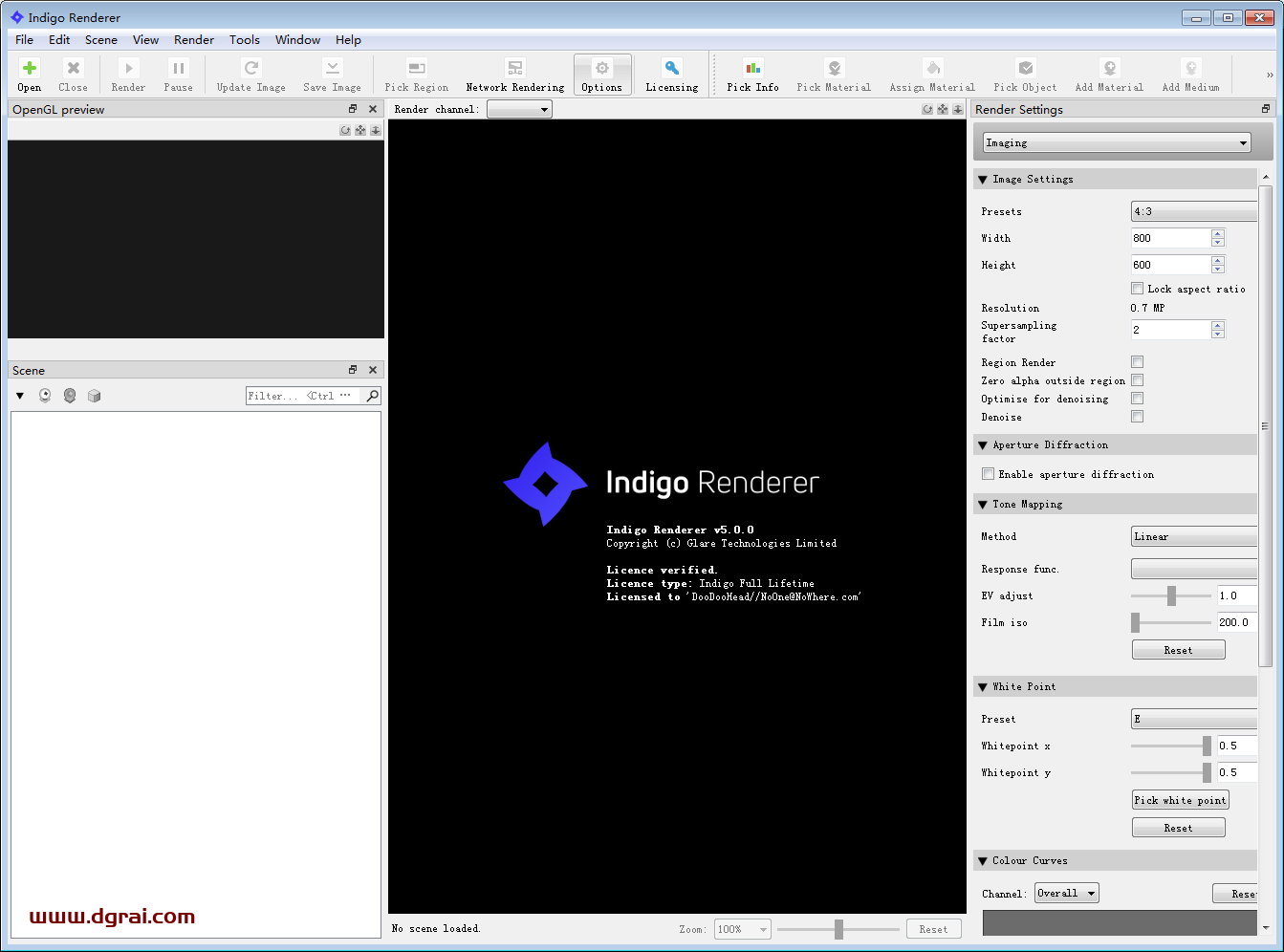 Indigo Renderer v5.0.0 for C4D/Blender/3DS Max/SketchUp 【真实光线跟踪物理渲染器】安装教程