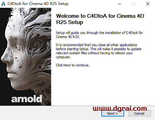 C4D阿诺德渲染器插件:Solid Angle Cinema 4D To Arnold v4.0.0.1 安装教程
