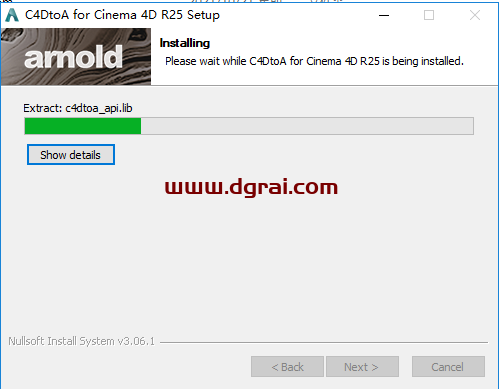 C4D阿诺德渲染器插件：Solid Angle Cinema 4D To Arnold v4.0.0.1 安装教程