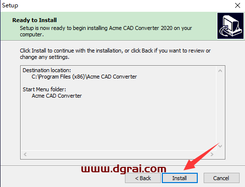 CAD格式版本转换器Acme CAD Converter2020中文版(高版本转低版本)安装教程