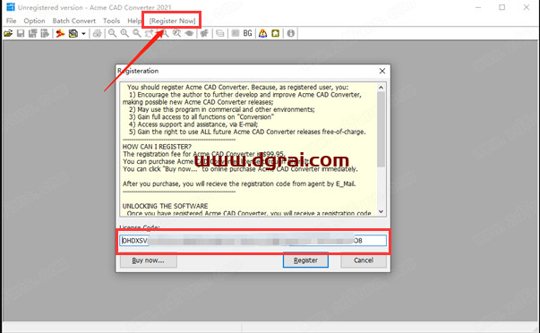 CAD格式版本转换器Acme CAD Converter2021（高版本转低版本）安装教程