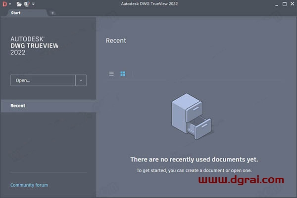 Autodesk DWG TrueView 2022【CAD看图软件】下载与安装教程