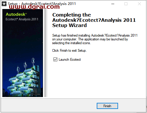 Autodesk Ecotect Analysis 2011【光照分析系统】繁体中文版安装教程
