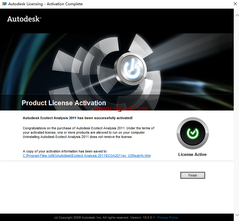 Autodesk Ecotect Analysis 2011【光照分析系统】繁体中文版安装教程