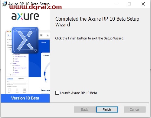 Axure RP 10.0 pro【交互原型设计软件】v10.0.0.3813完整汉化版安装教程