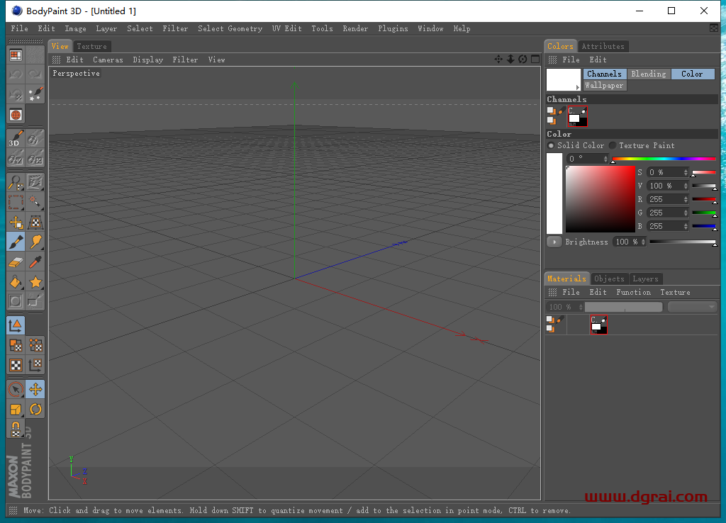 Bodypaint 3D v3.1 【UV贴图软件】中文汉化版下载与安装教程