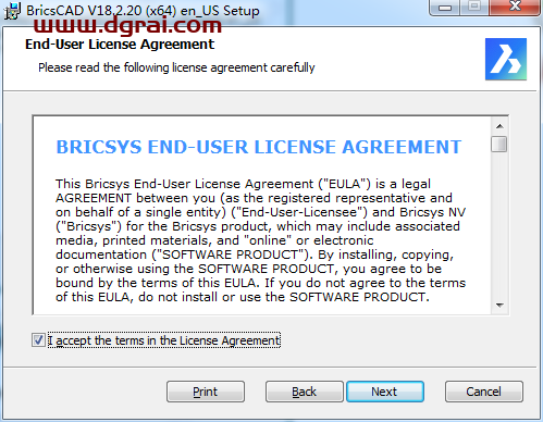 Bricsys BricsCAD Platinum 18【专业CAD设计软件】英文版下载与安装教程