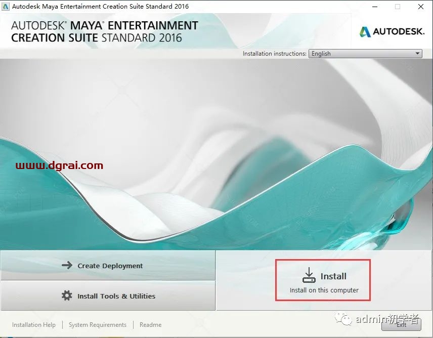 Autodesk Maya2016安装教程