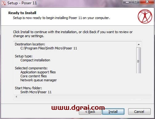 Poser 11.0安装教程