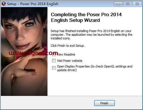 Poser 2014安装教程