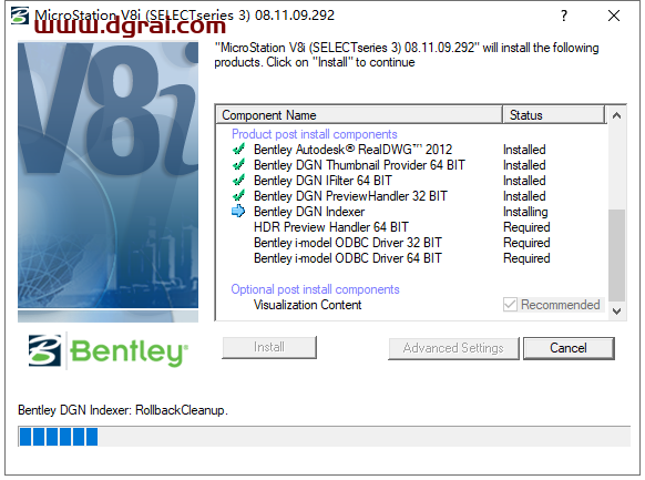 MicroStation v8i安装教程