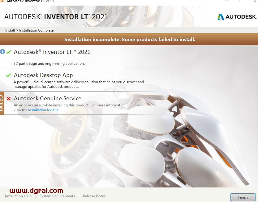 Autodesk Inventor 2021英文版安装教程