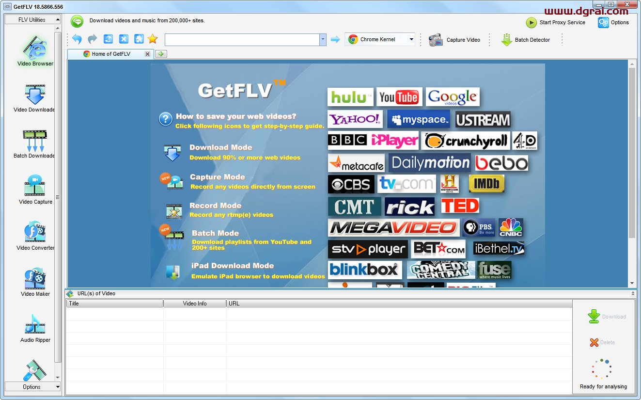 GetFLV v18.5866.556【FLV视频下载转换器】下载与安装教程