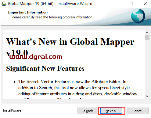 Global Mapper19下载【Global Mapper】英文版安装教程