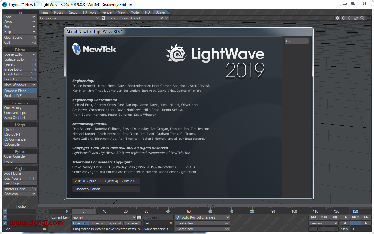 LightWave 3D 2019【绿色版】三维动画制作软件v2019.0.3下载与安装教程