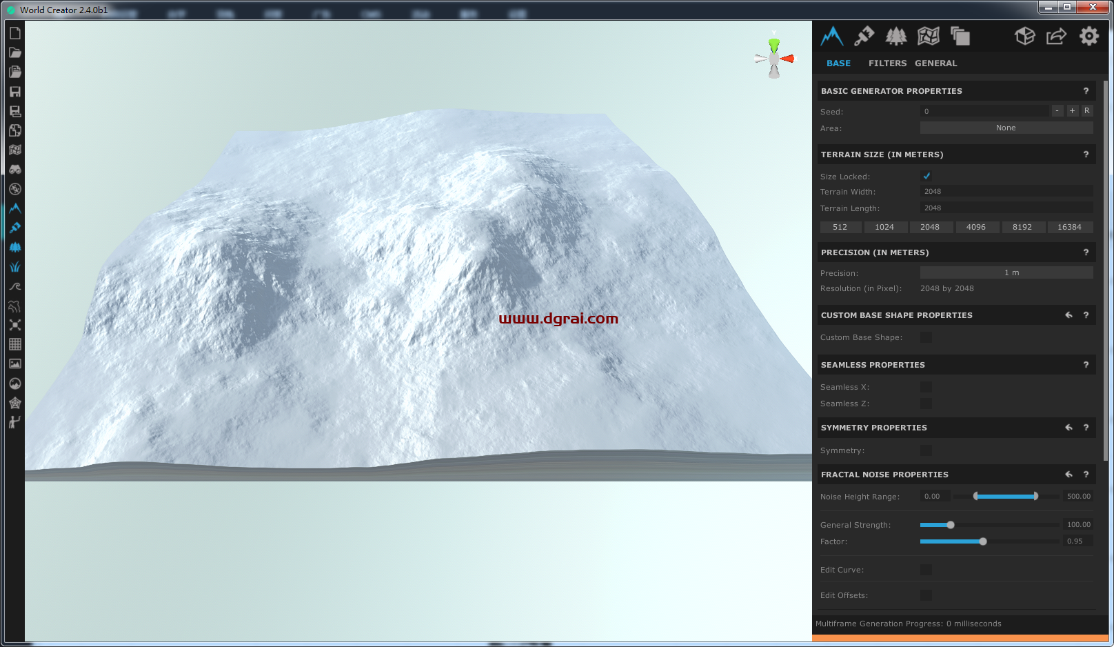 World Creator v2.4.0【GPU三维地形生成软件】免安装绿色版下载