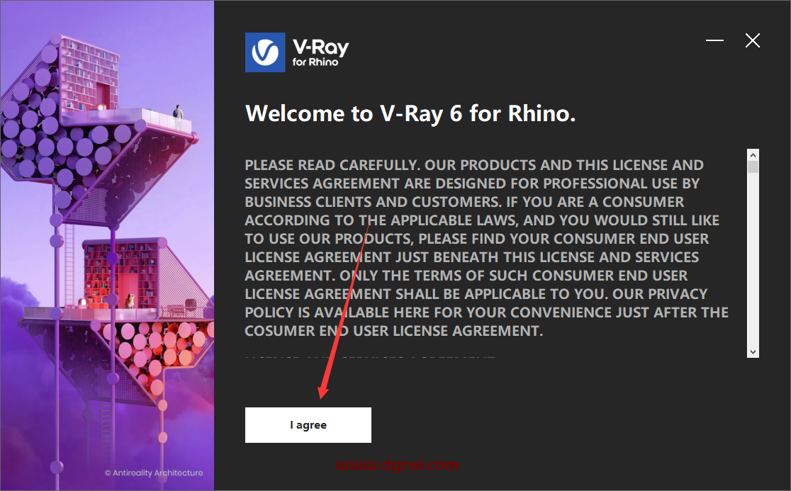 【犀牛最新版VR渲染器下载】VRay 6.00.03 for Rhino 6-8英文版下载附安装教程