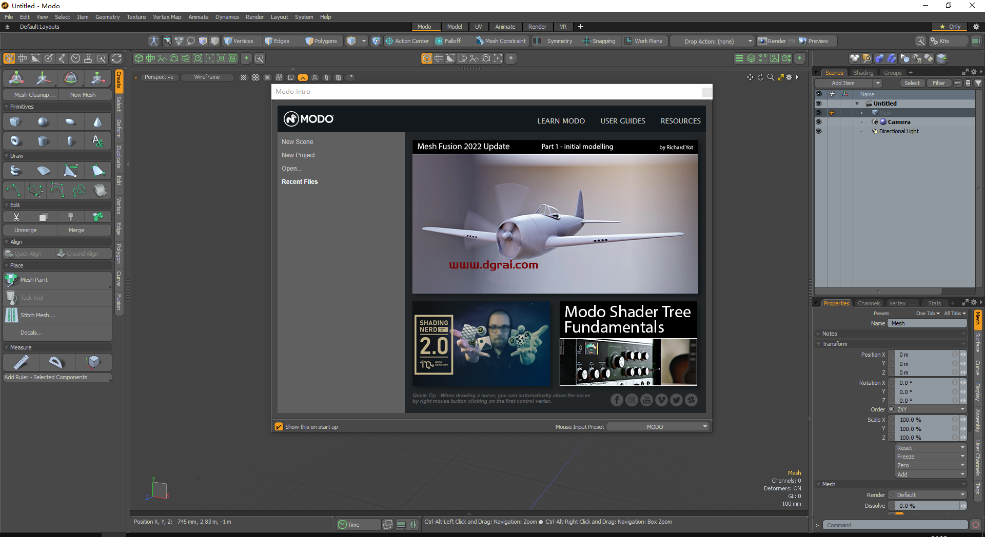 The Foundry MODO 16.1v6【附学习补丁】英文版下载与安装教程
