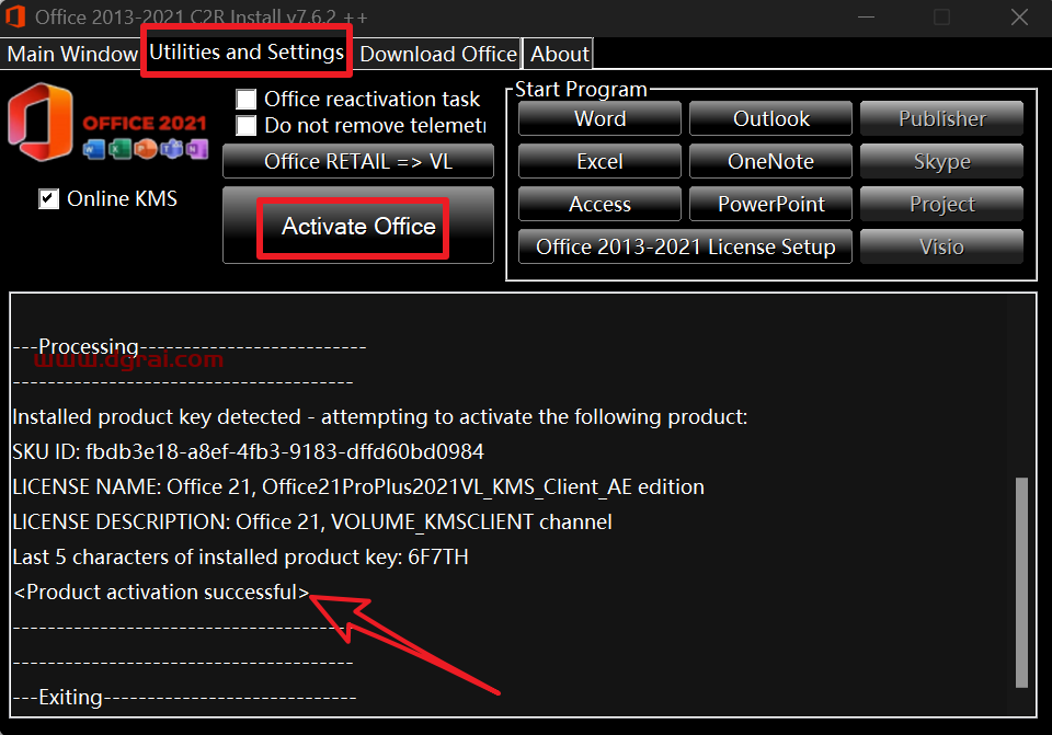 Office 2013-2021 C2R Install是不可多得的office神器,下载、安装和激活于一体