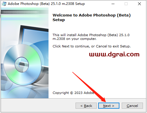 Adobe Photoshop 2023 Beta v25.1【附安装教程】中文免费学习版下载地址