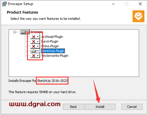Enscape 3D 3.5.4 【EN渲染器 支持su2016-2023】中文学习版下载与安装教程