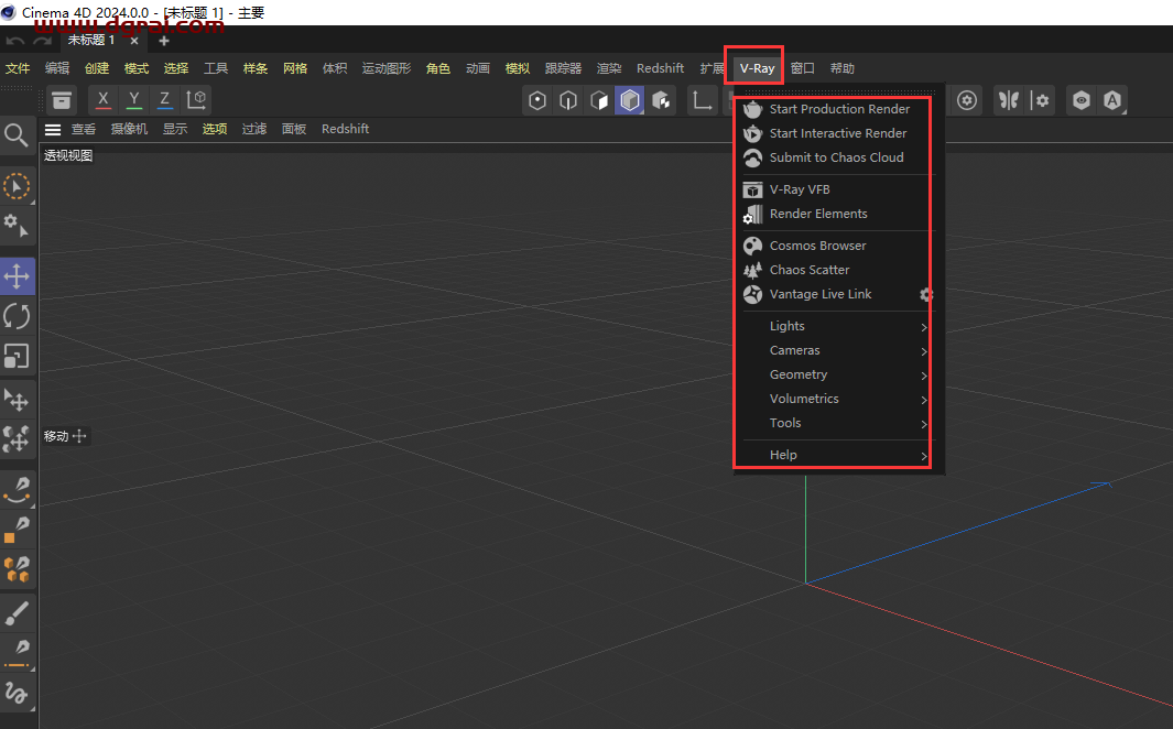 VRay 6.10.01 for Cinema 4D 2024 免费英文学习版下载与安装教程