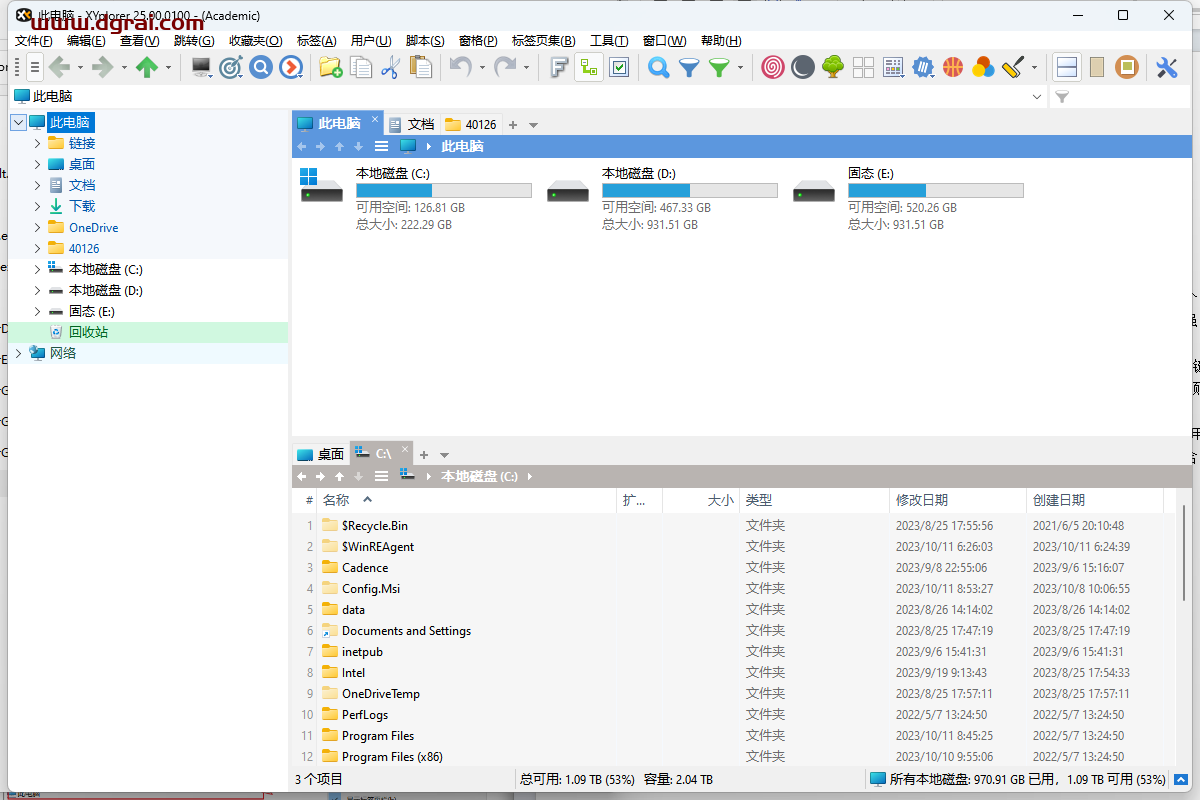 XYplorer(多标签文件管理器) v25.00.0100 中文学习绿色便携版