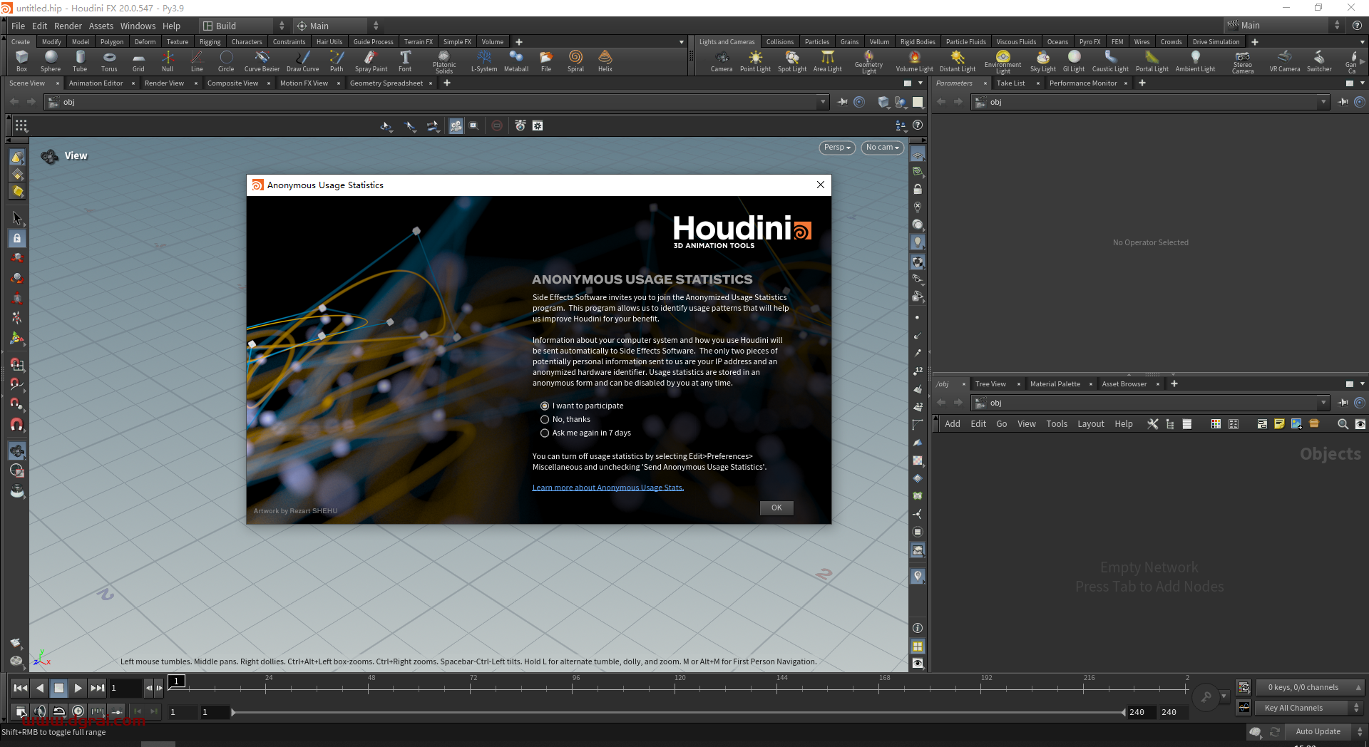 SideFX Houdini FX v20【附Houdini20安装教程】安装包下载