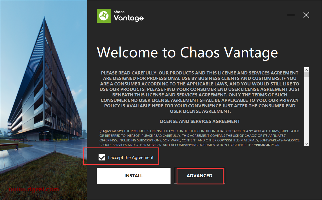 Chaos Vantage 2.2.3免费学习版下载与安装教程