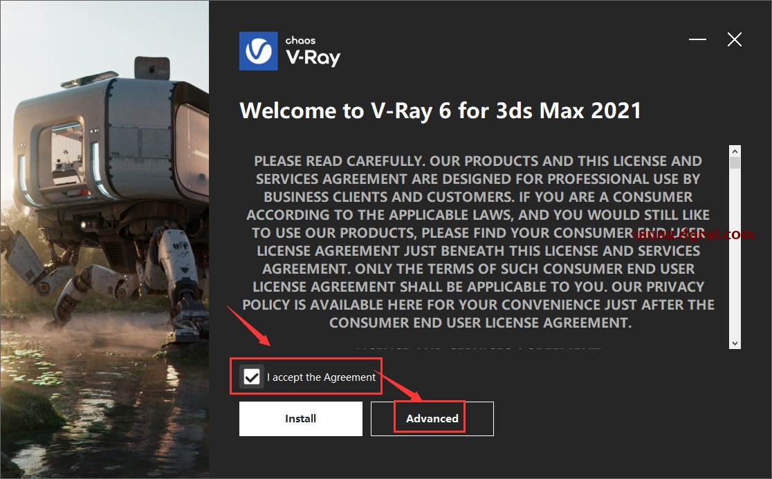 VRay6.2002 for 3dmax 2019-2024汉化版下载与安装教程