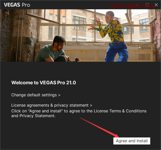 Vegas-pro21官方英文版免费下载与安装教程