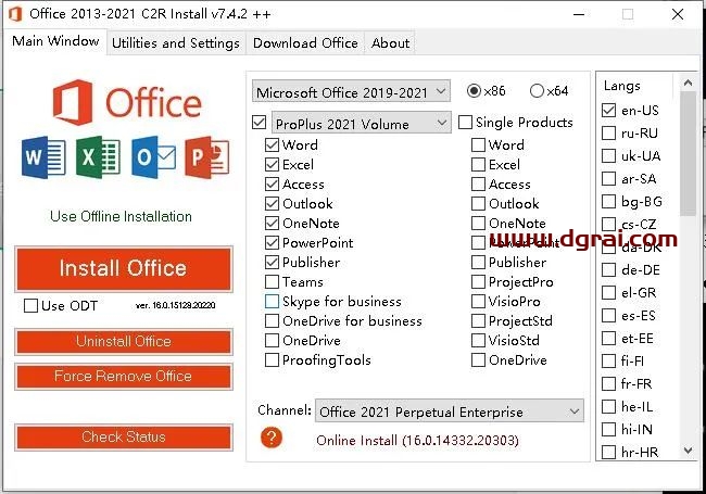 KMS Tools by Ratiborus,一款可以激活Windows和office的激活工具箱