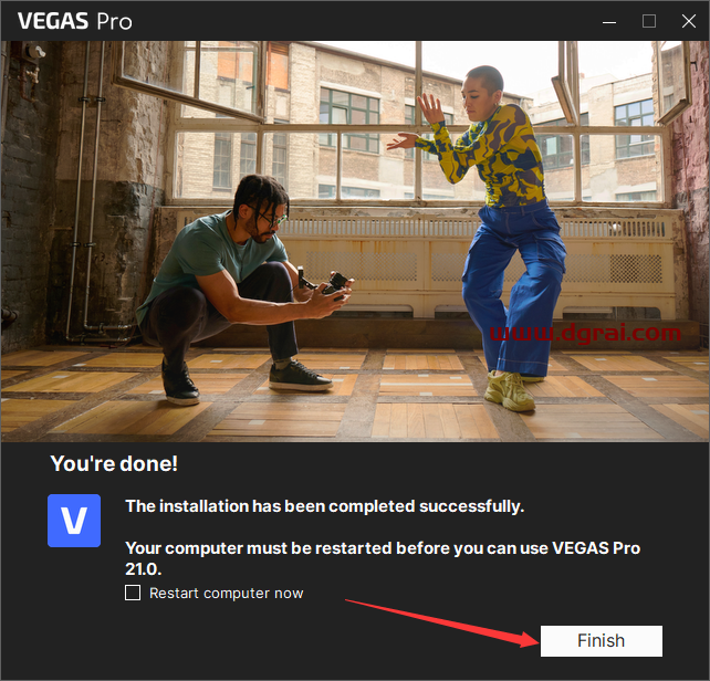 Vegas-pro21官方英文版免费下载与安装教程