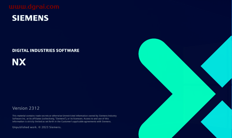 UG NX 2312简体中文学习版下载与【Siemens NX 2312】安装教程