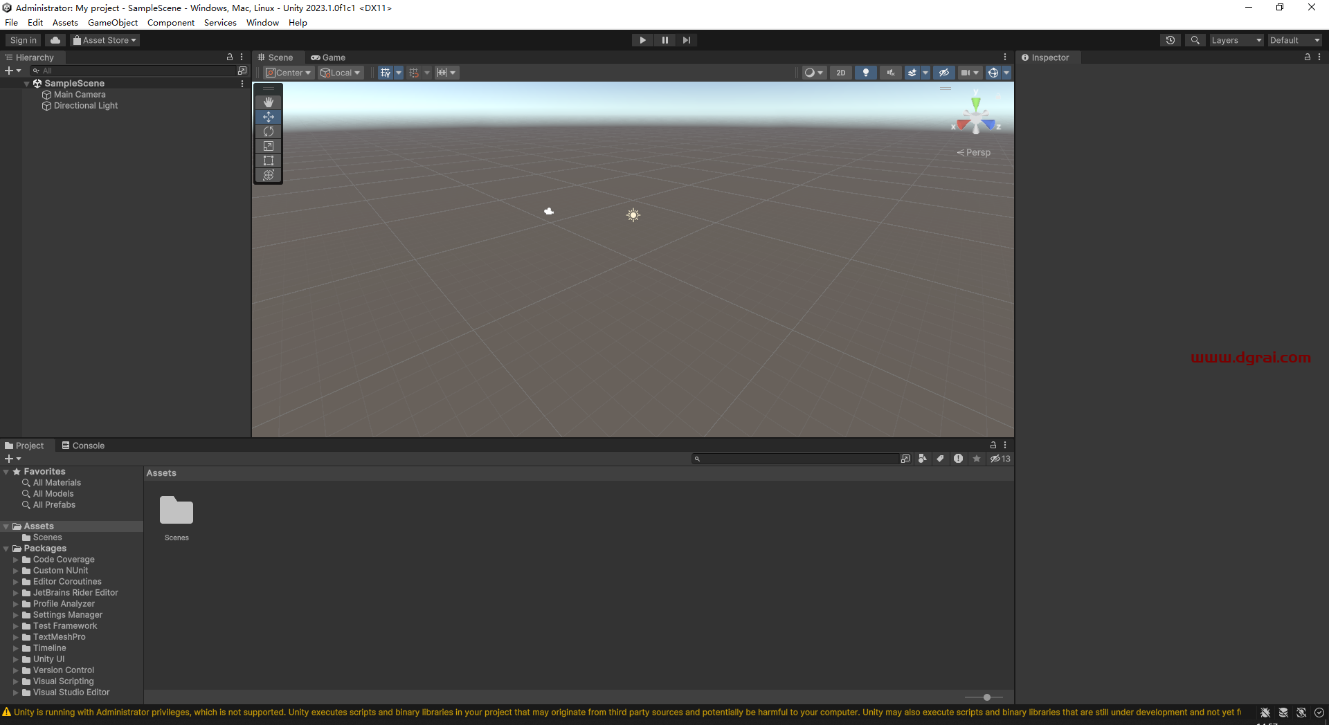 Unity 3D 2023中文学习版下载与Unity 3D 2023安装教程
