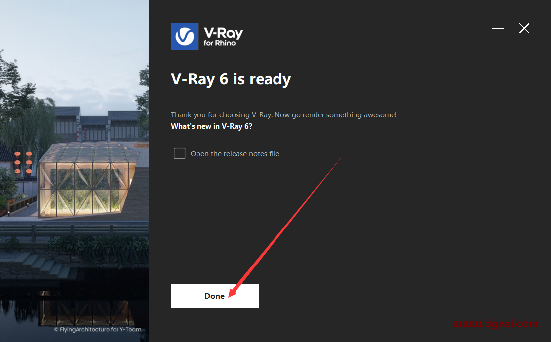 VRay 6.2003 for Rhino 6-8英文版下载与安装教程