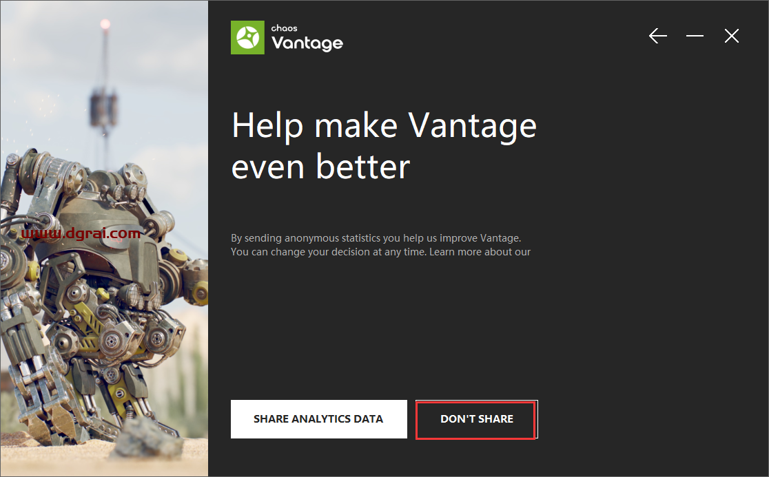 Chaos Vantage 2.4.0 英文学习版下载与安装教程