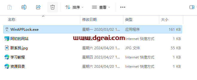 WinAPPLock应用锁 v1.03--一键锁定任意应用