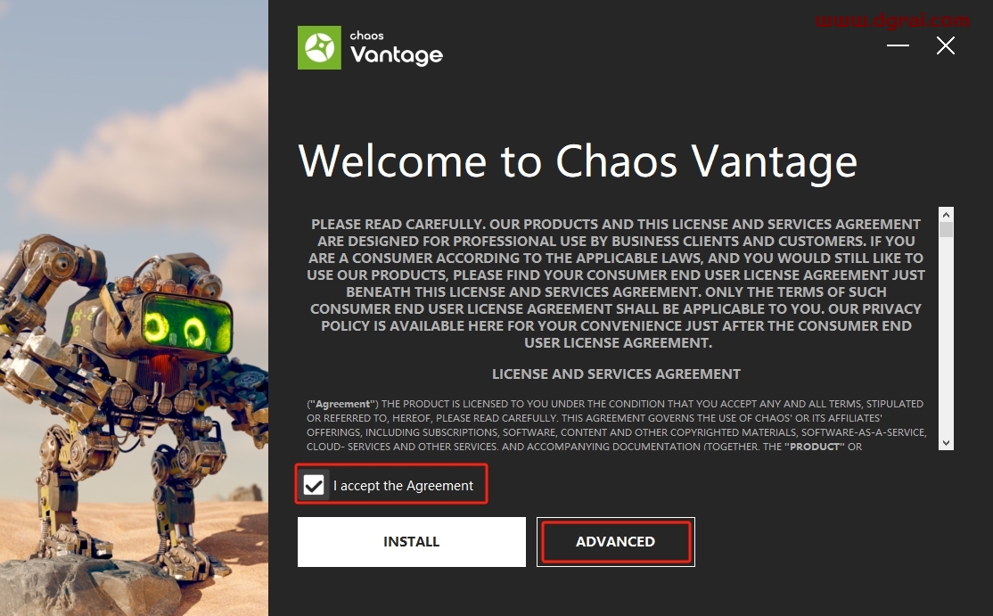 Chaos Vantage 2.5.0英文版下载与安装教程