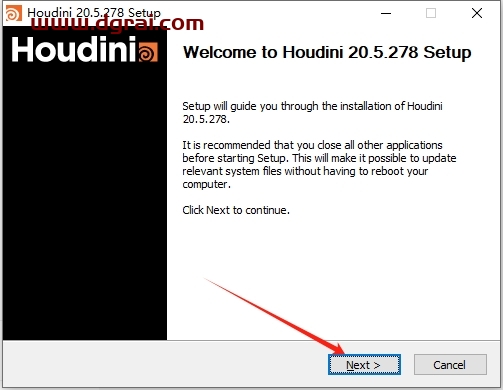 Houdini 20.5英文版安装包下载与安装教程