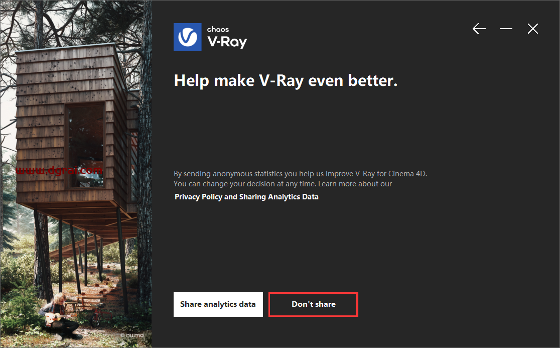 VRay v6.20.02 for Cinema 4D R21-2024下载与安装教程
