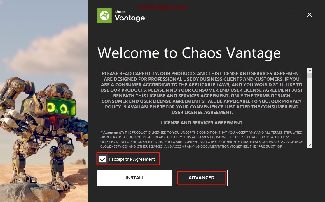 Chaos Vantage 2.5.0英文版下载与安装教程