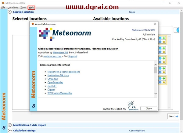 Meteonorm8 v8.0.2免费下载与安装教程