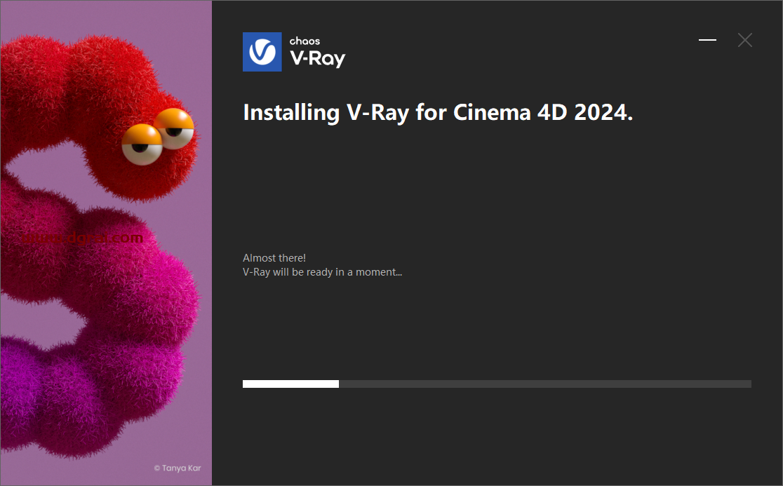VRay v6.20.02 for Cinema 4D R21-2024下载与安装教程