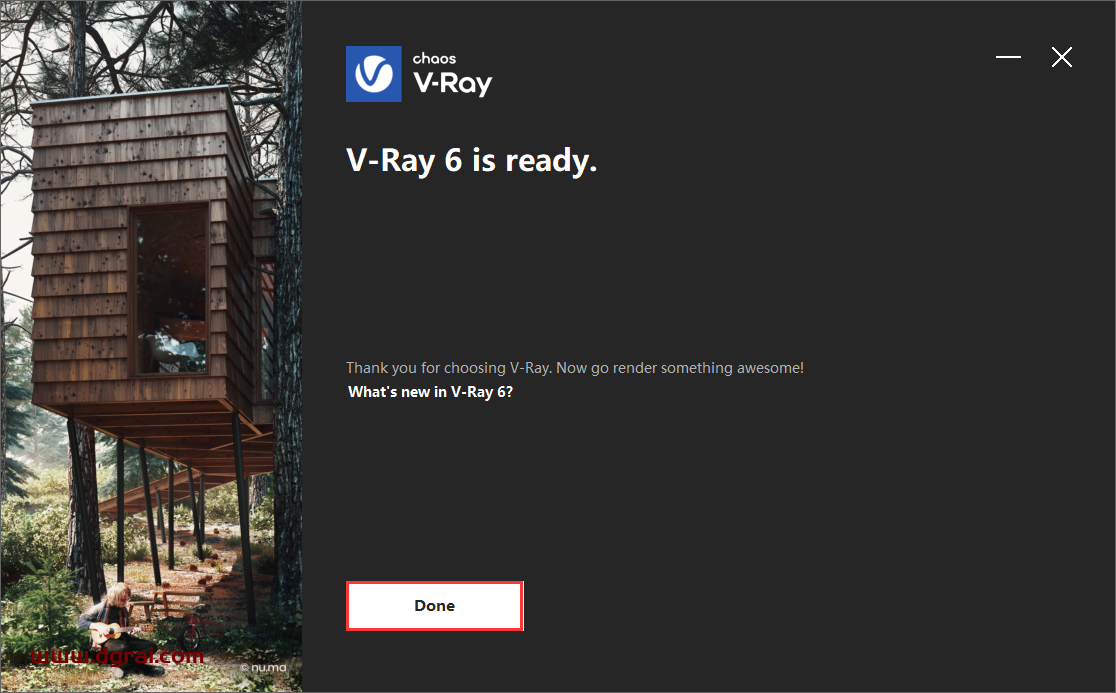 VRay v6.20.02 for Cinema 4D R21-2024下载与安装教程