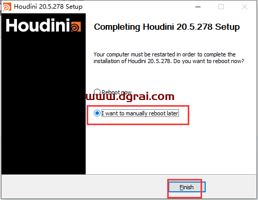 Houdini 20.5英文版安装包下载与安装教程