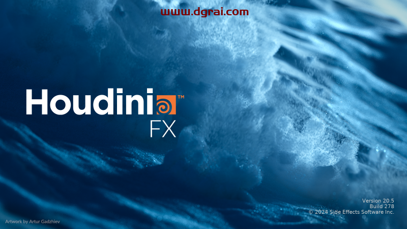 Houdini 20.5英文版安装包下载与安装教程